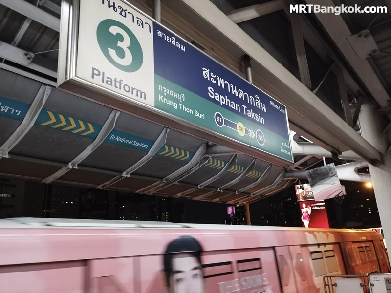 BTS Saphan Taksin Station